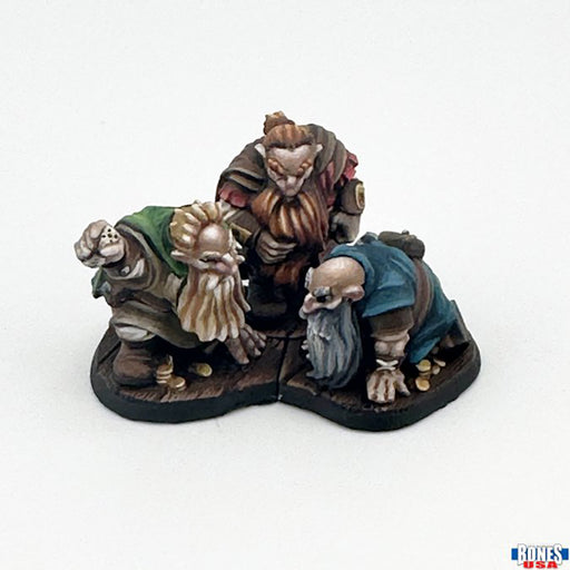 Mini - Reaper Legends 30138 Townsfolk Gambling Dwarves (3ct)