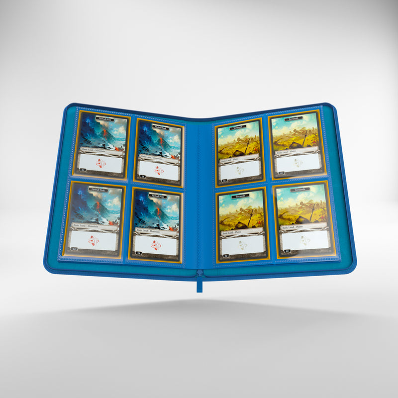 Binder - Zip-Up Album (8 Pocket) Blue