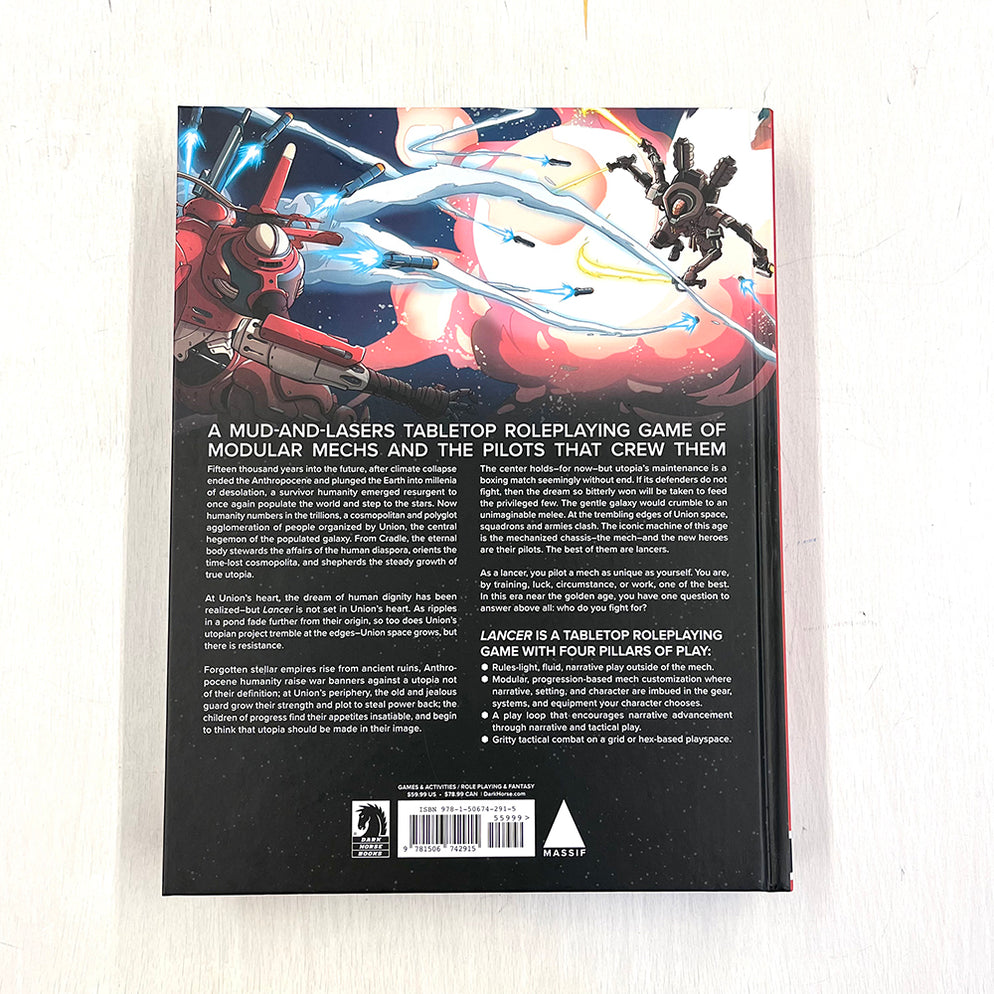 Lancer TTRPG Core Rulebook by Tom Bloom, Miguel Lopez | Paper Plus Lancer TTRPG Core Rulebook by Tom Bloom, Miguel Lopez | Paper Plus