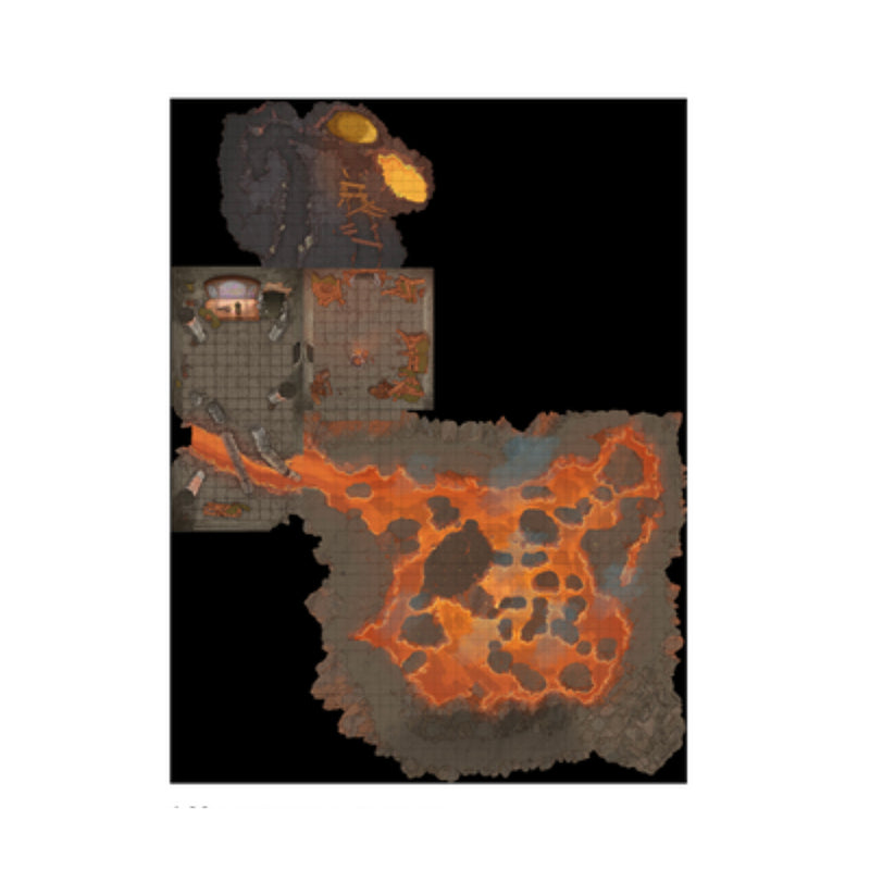 Battlemap - D&D Icons of the Realms : Dragon's Lair