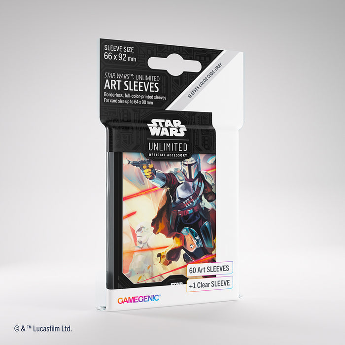 Sleeves Star Wars Unlimited (60ct) Mandalorian