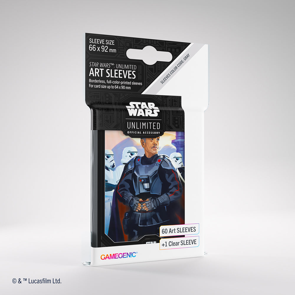 Sleeves Star Wars Unlimited (60ct) Moff Gideon