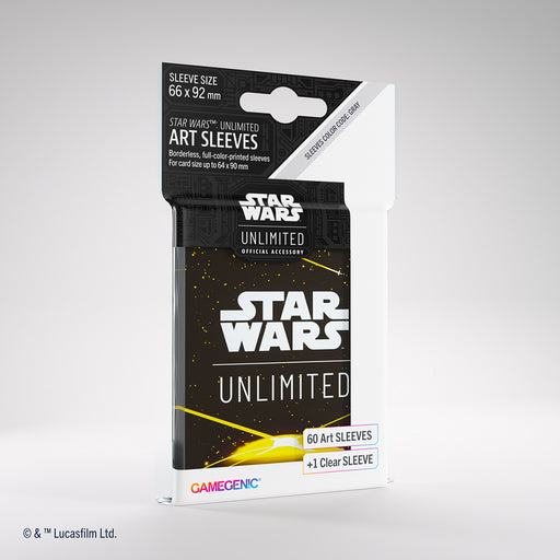 Sleeves Star Wars Unlimited (60ct) Yellow Back