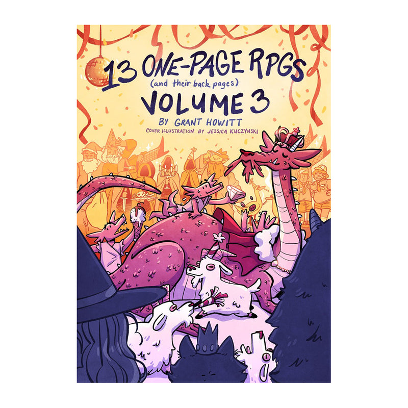 One-Page RPGs and their Back Pages (vol 3)