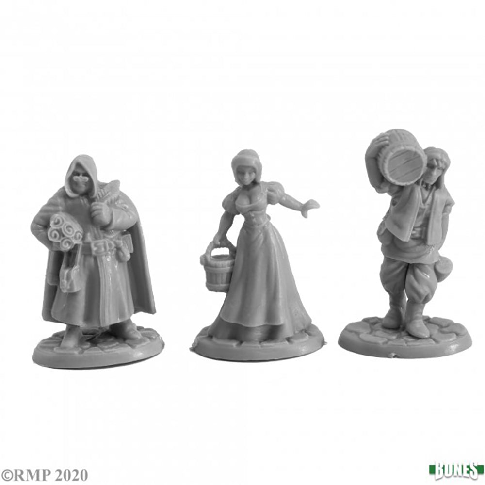 Mini - Reaper Bones 77737 Townsfolk III (3ct)