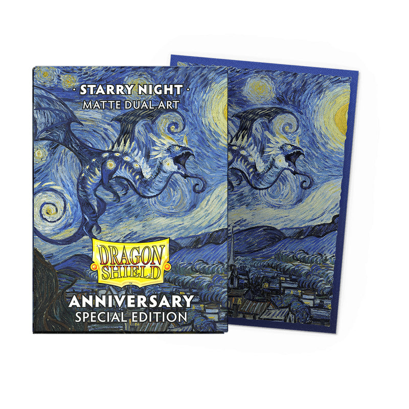 Sleeves Dragon Shield (100ct) Matte Dual Art : Starry Night — Twenty Sided