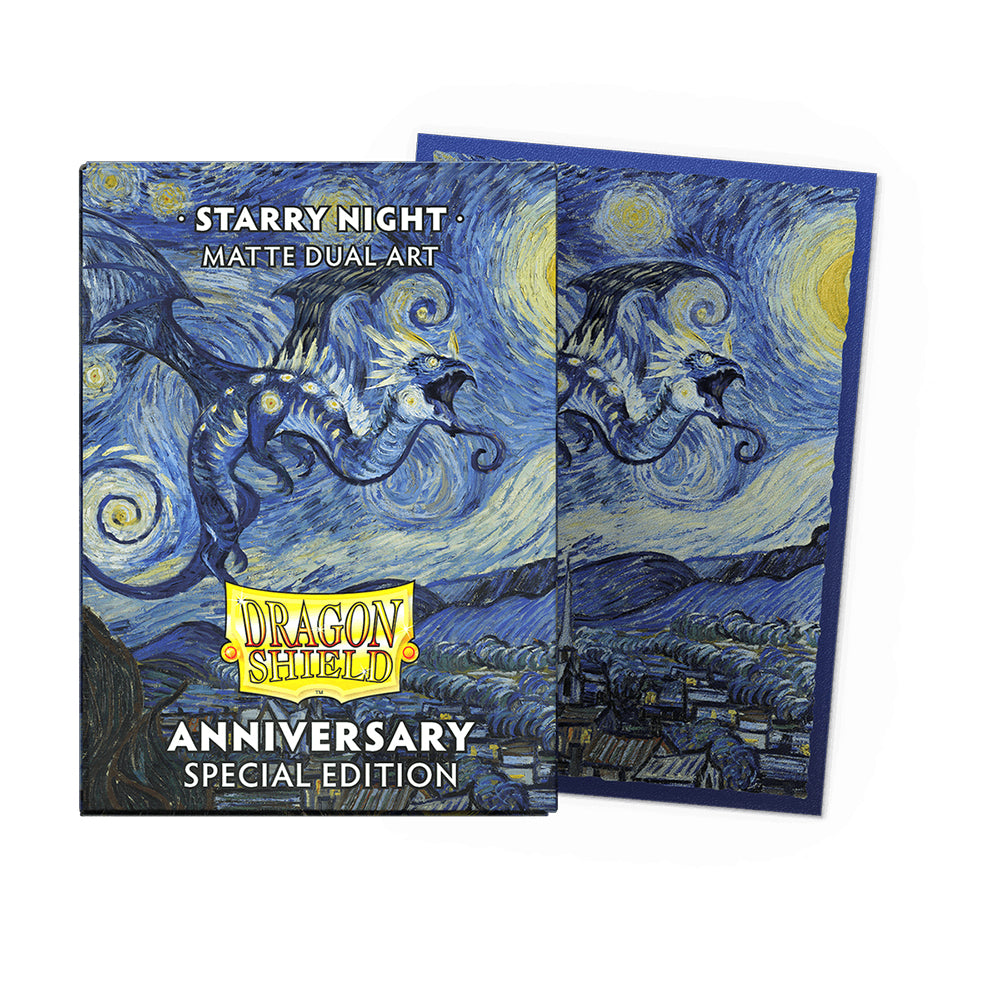 Sleeves Dragon Shield (100ct) Matte Dual Art : Starry Night — Twenty Sided
