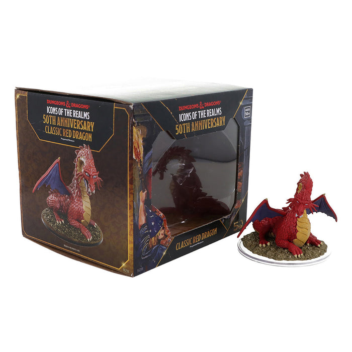 Mini - D&D Icons of the Realms 50th Anniversary : Classic Red Dragon