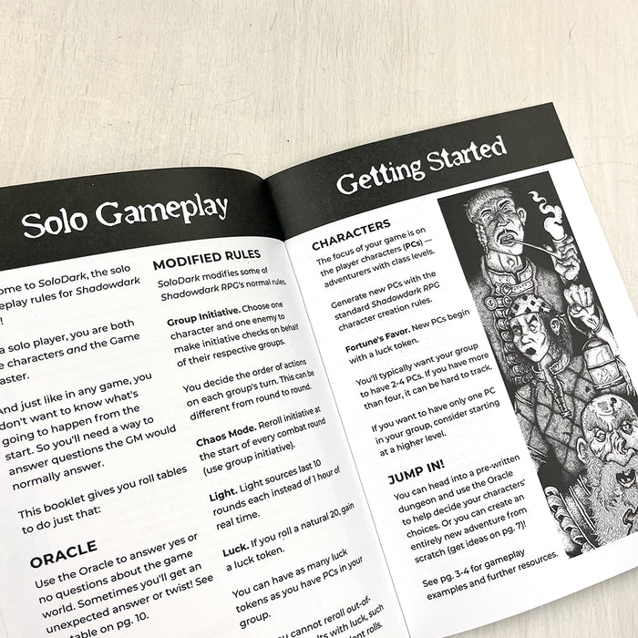 SoloDark Solo Rules for Shadowdark RPG