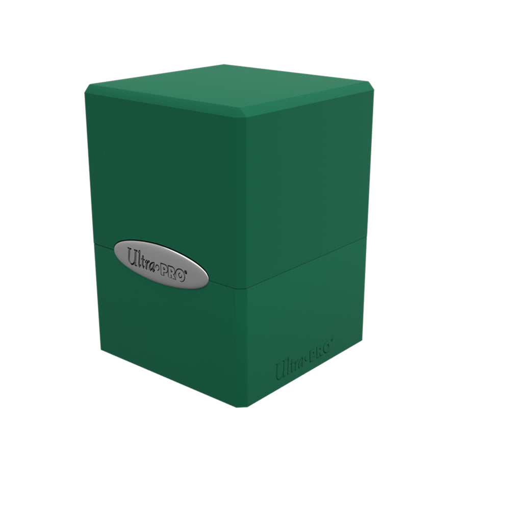 Deck Box - UP Satin (100ct) Cube : Forest Green