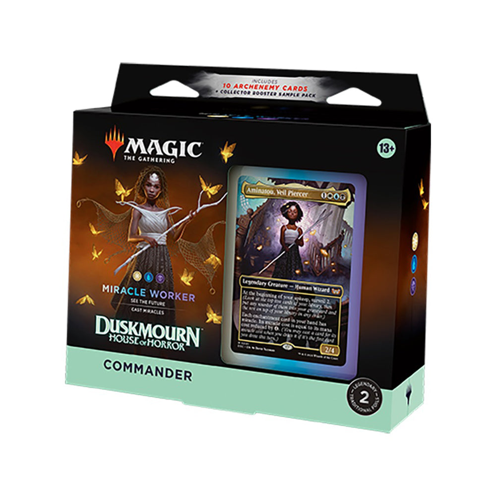 MTG Commander Duskmourn House of Horror (WUB) Miracle Worker Twenty Sided MTG Commander Duskmourn House of Horror (WUB) Miracle Worker Twenty Sided