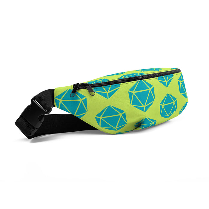 Twenty Sided Fanny Pack Lime Teal