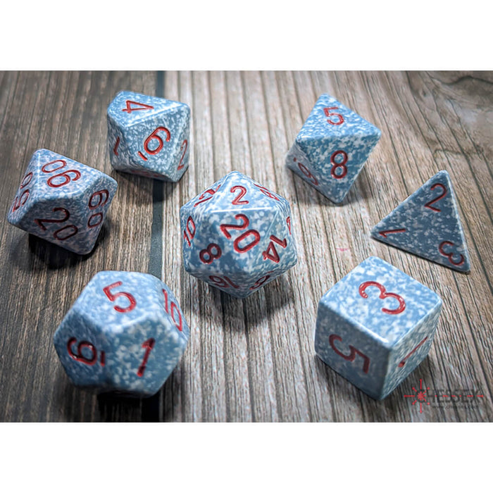 Dice 7-set Speckled (16mm) 25300 Air