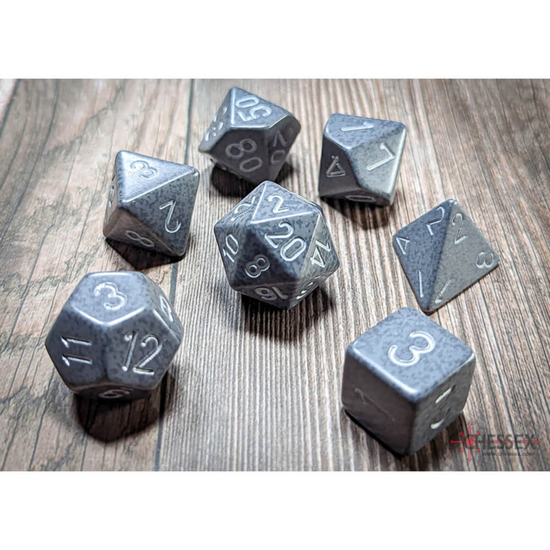 Dice 7-set Speckled (16mm) 25340 Hi Tech