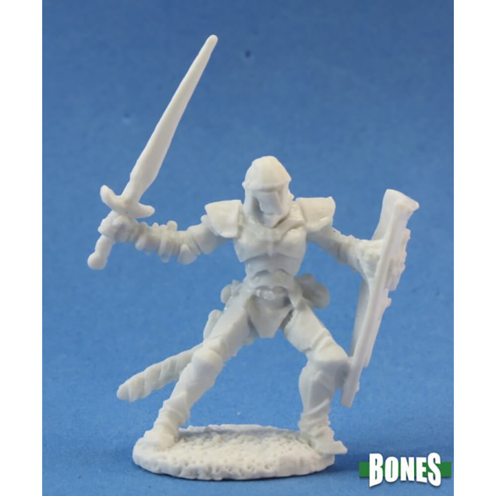 Mini - Reaper Bones 77023 Barnabas Human Warrior (Paladin)