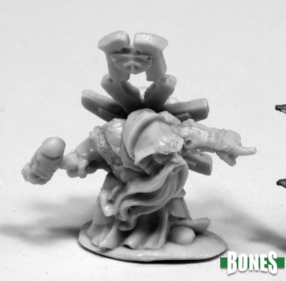 Mini - Reaper Bones 77417 Ivar Dwarf Priest (Cleric)