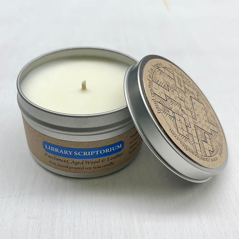 Cantrip Candles (6oz) Library Scriptorium