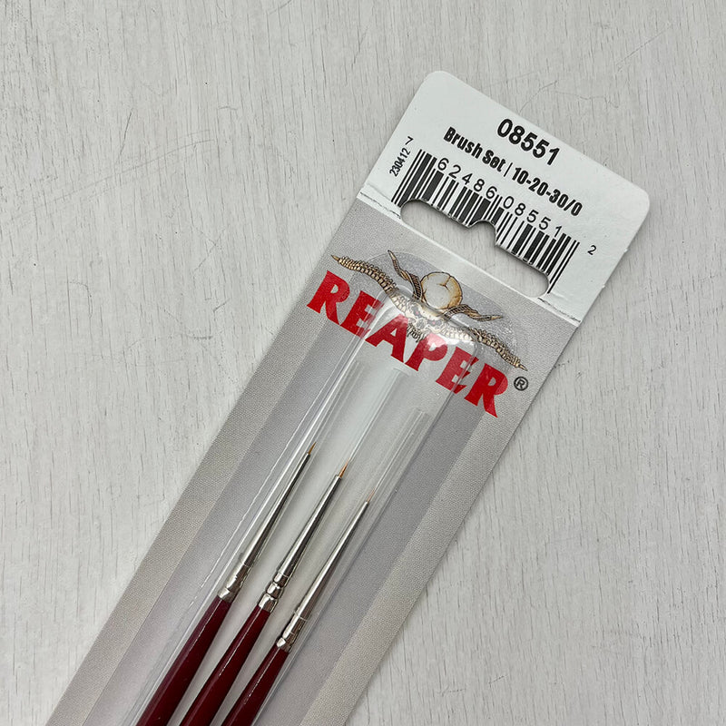 Paint Brush Set Reaper 08551 Detail (3ct)