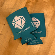 Koosie Twenty Sided™ Logo Teal White