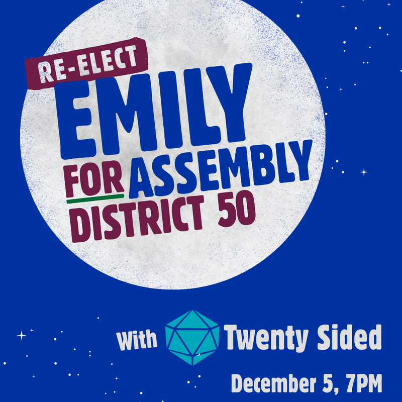 Spotlight Fundraiser | Mystic Aether Retorika Reading w/ Emily Gallagher (Assemblymember)