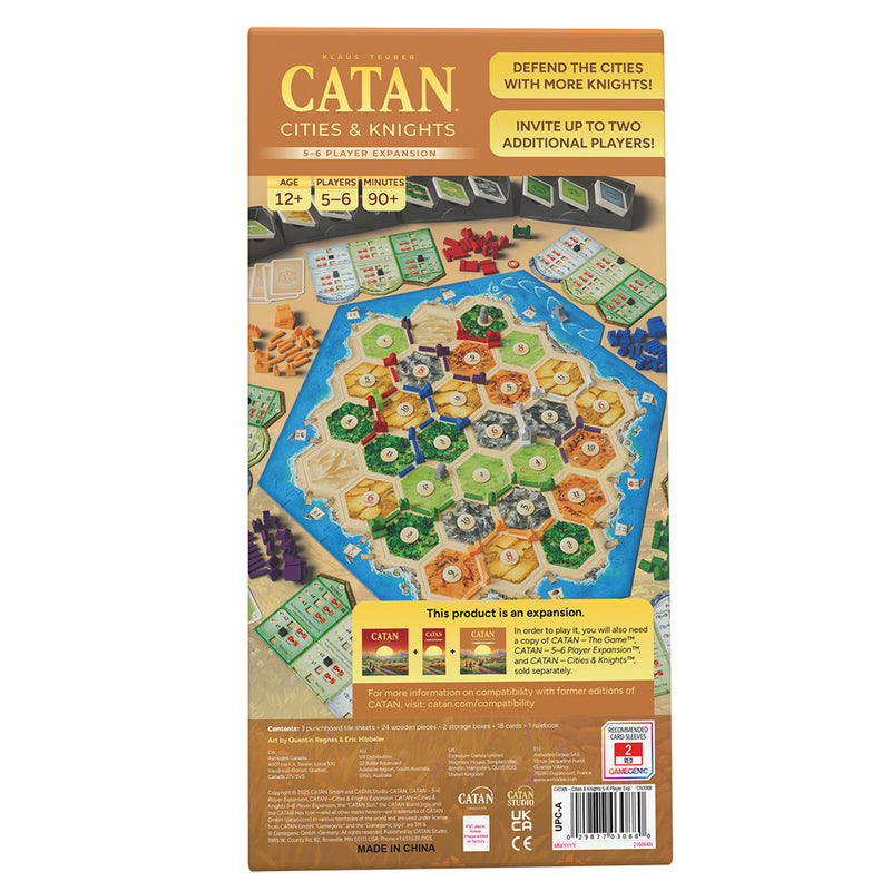 Catan (6th ed) Extension 5-6 Player : Cities and Knights
