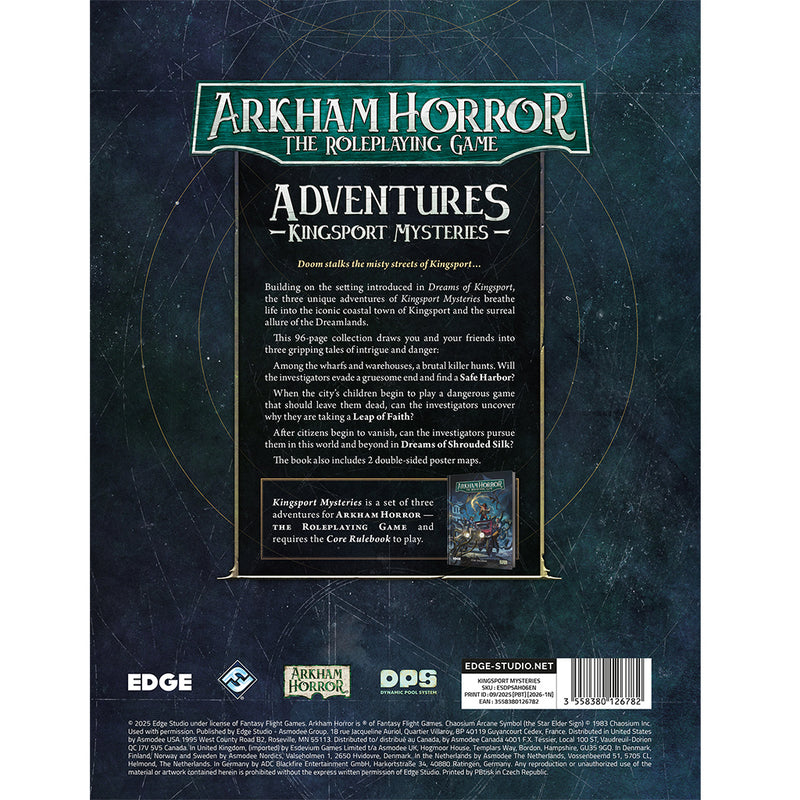 Arkham Horror RPG Adventures Kingsport Mysteries