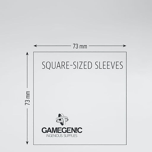 Sleeves Gamegenic Square (Blue 73x73mm 50ct) Clear