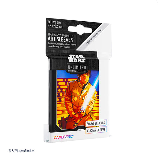 Sleeves Star Wars Unlimited (60ct) Luke Skywalker