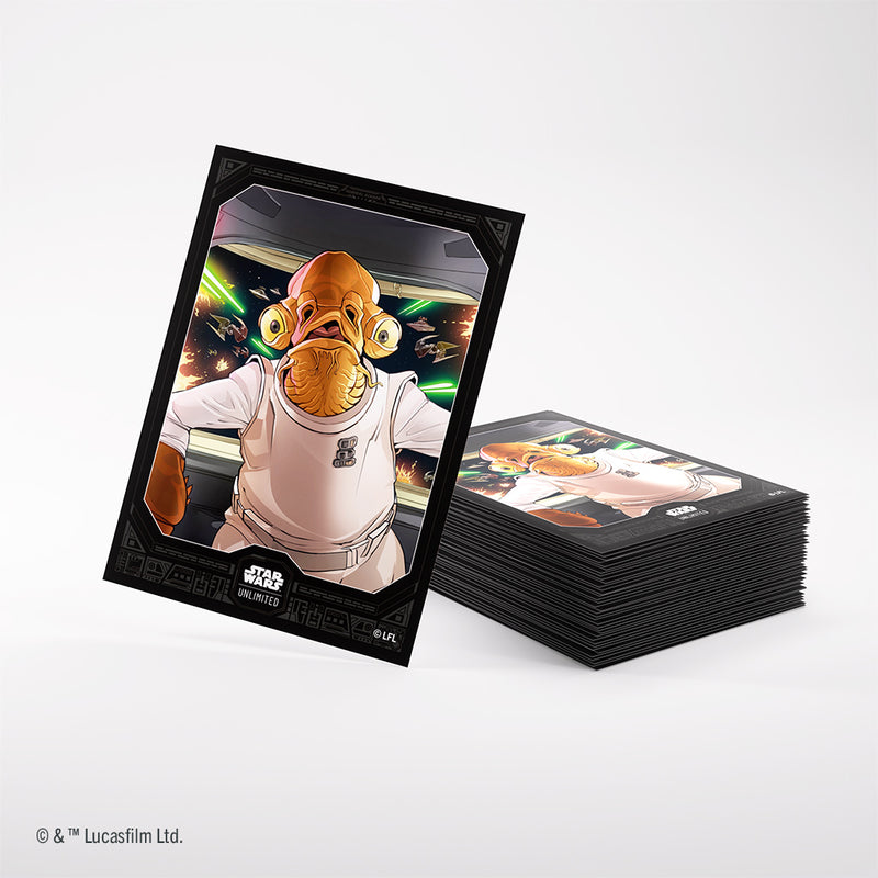Sleeves Star Wars Unlimited (60ct) Admiral Ackbar