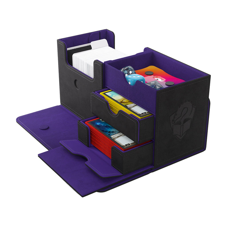 Deck Box - The Academic XL Stealth Edition (133ct) Purple / Black