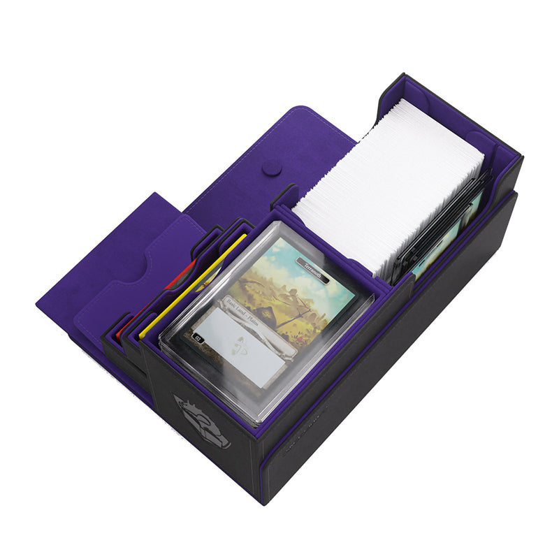 Deck Box - The Academic XL Stealth Edition (133ct) Purple / Black