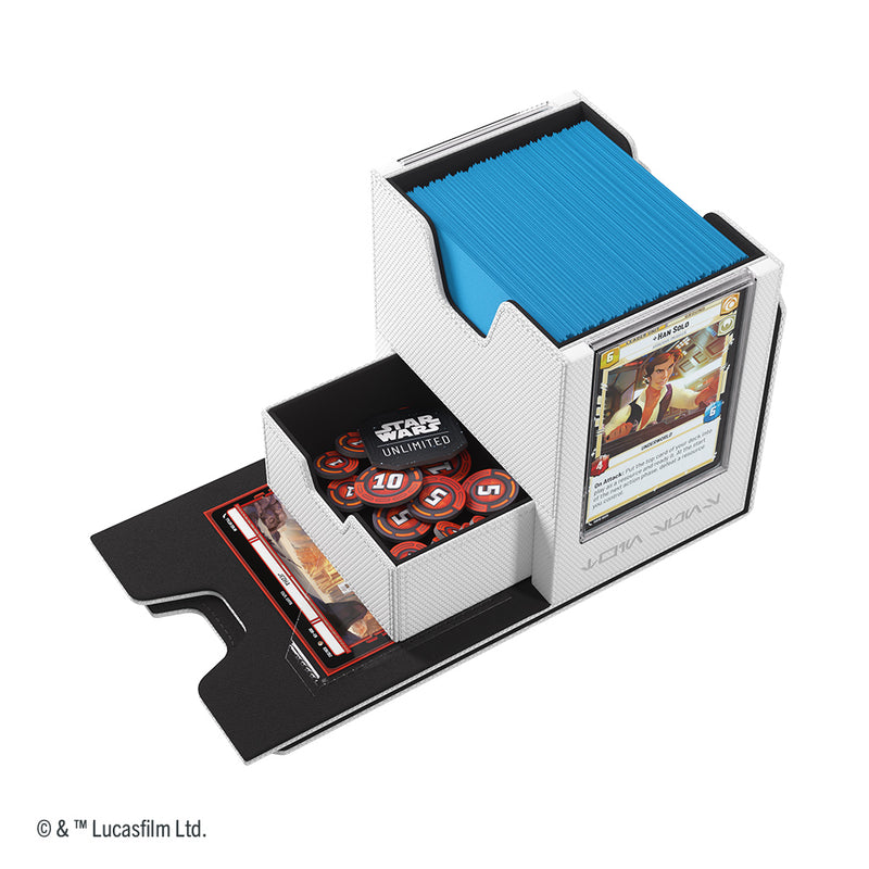 Deck Box - Deck Pod Star Wars Twin Suns (100ct) White / Black