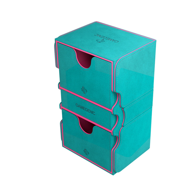 Deck Box - Watchtower XL (100ct) Teal/Pink