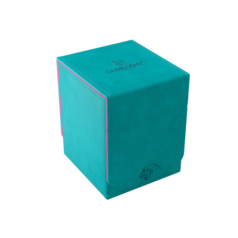 Deck Box - Squire Plus XL Convertible (100ct) Teal / Pink