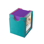 Deck Box - Squire Plus XL Convertible (100ct) Teal / Pink