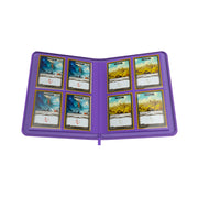 Binder - Zip-Up Album (8 Pocket) Purple