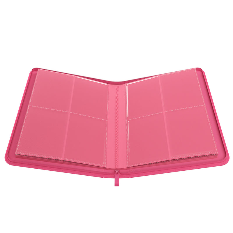 Binder - Zip-Up Album (8 Pocket) Pink