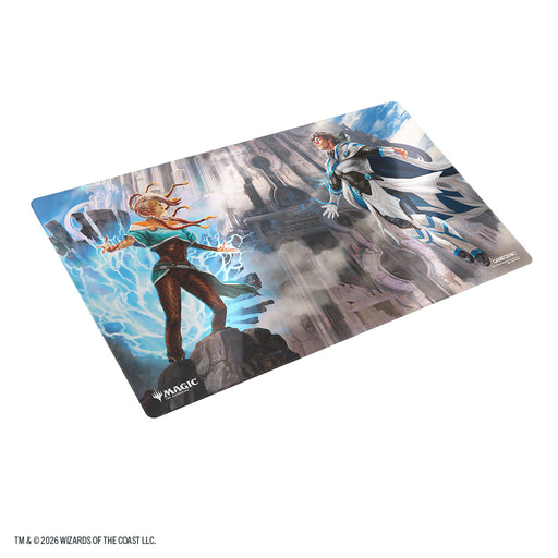 Playmat Shiny Reality Fracture Tam Beleren Conflicted / Jace Building Reality
