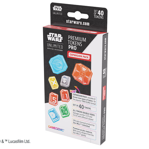 Tokens Star Wars Unlimited Premium Pro Expansion Pack (40ct) Twin Suns