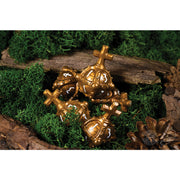 Polyhero Dice Set Cleric 5d4 Hallowed Hand Grenades : Merciful Gold