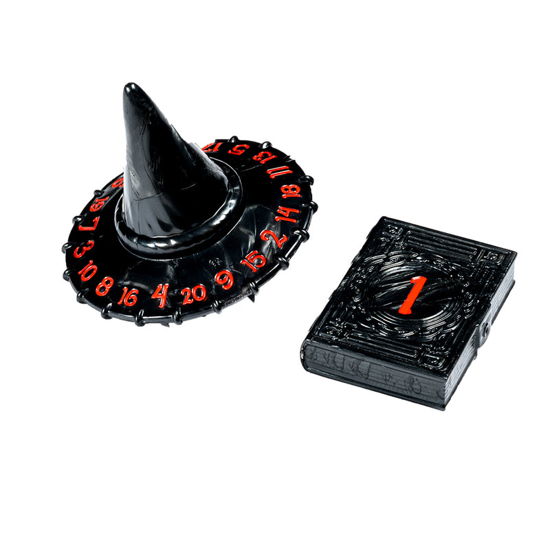 Polyhero Dice Set Wizard d20 Hat d2 Spellbook : Wizard Shadow