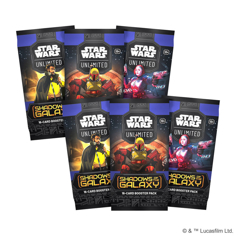 swu shadows of the galaxy booster box Star Wars Unlimited