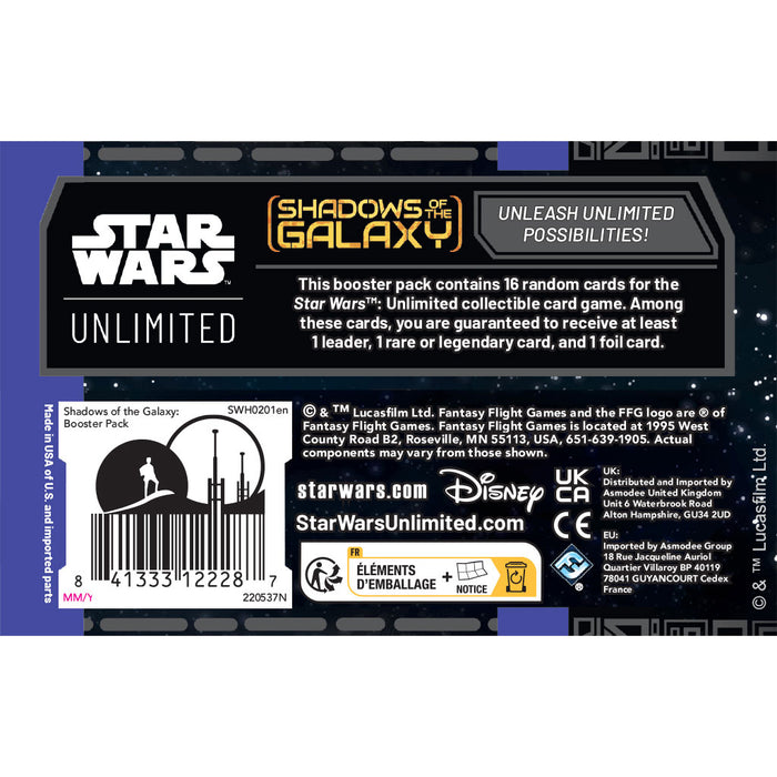 SWU Booster Box : Shadows of the Galaxy