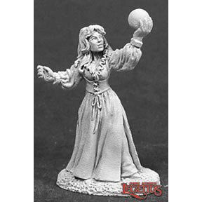 Mini - Reaper Metal 02030 Sarah the Seeress (Human Wizard)