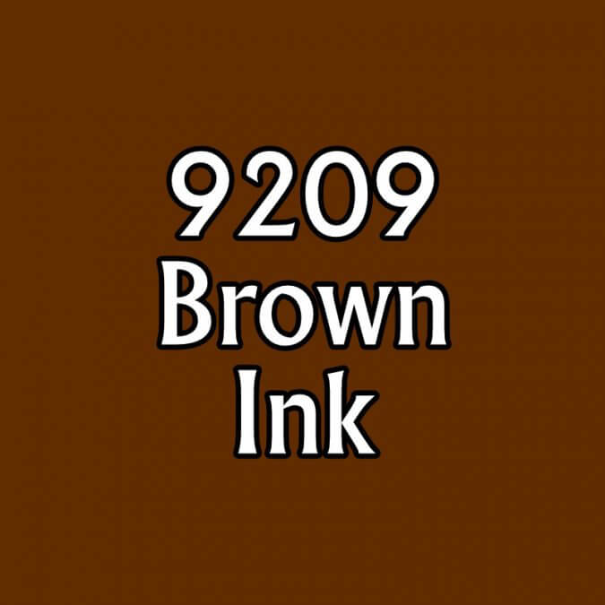 Paint (0.5oz) Reaper 09209 Brown Ink