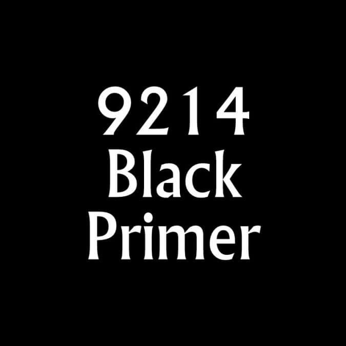 Paint (0.5oz) Reaper 09214 Black Primer