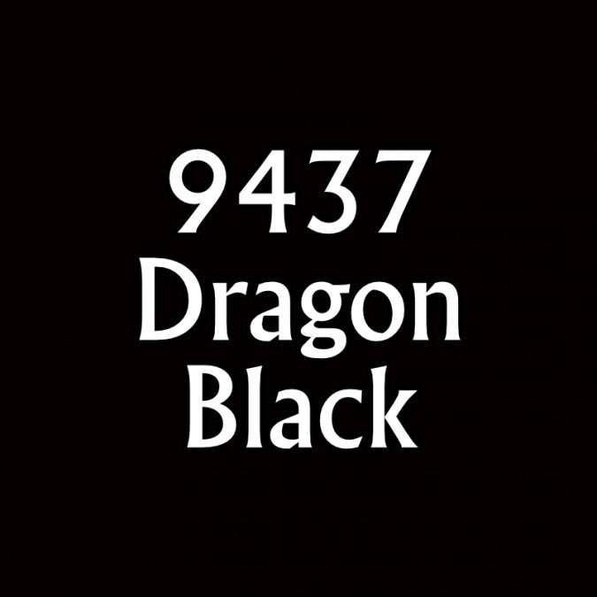 Paint (0.5oz) Reaper 09437 Dragon Black