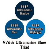 Paint Set (3ct) Reaper 09763 Ultramarine Blues