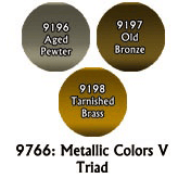 Paint Set (3ct) Reaper 09766 Metallics V