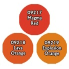 Paint Set (3ct) Reaper 09773 Lava Colors